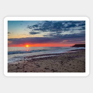 Widemouth Bay Sunset Sticker